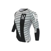 Рашгард от Kano Kimonos - дълги ръкави, ранкиран - бял