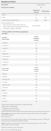 NOW Sports - Amino Complete 850 МГ - 120 Капсули