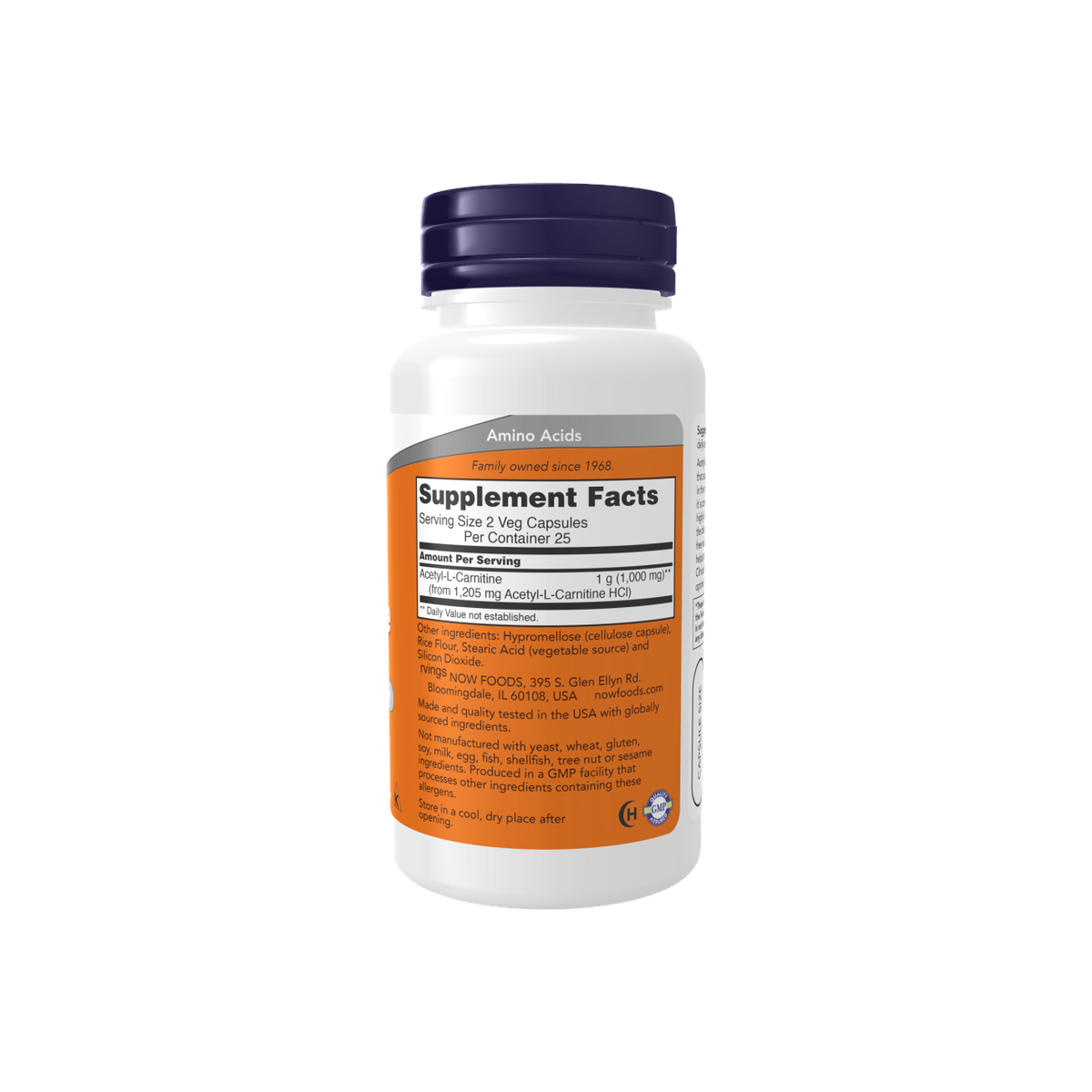 NOW - Acetyl L-Carnitine 500 МГ