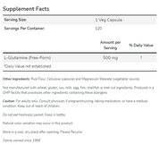 NOW Sports - L-Glutamine 500 mg - 120 Capsules