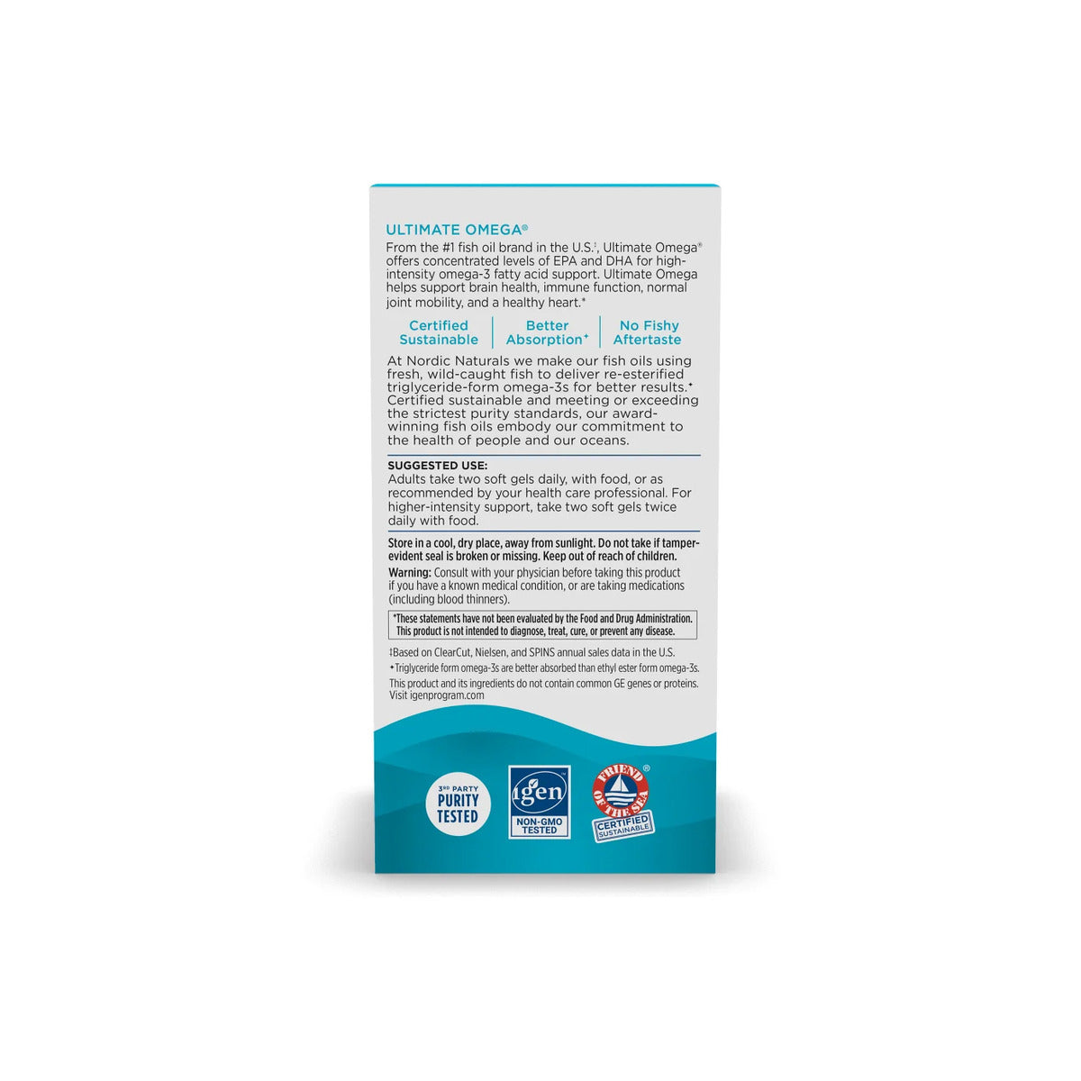 Nordic Naturals Ultimate Omega 1280 mg [120 Гел капсули, 60 Дози]