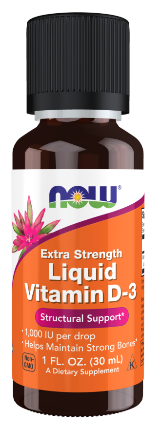 NOW - Vitamin D-3 1000 (Extra Strength) - 30 ml