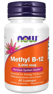NOW - Methyl B-12 5000 МКГ - 60 Дражета