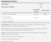 NOW - Витамин C-500 - 100 Таблетки