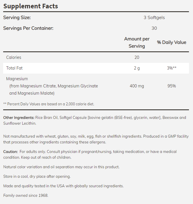 NOW - Magnesium Citrate 134 МГ - 180 Дражета