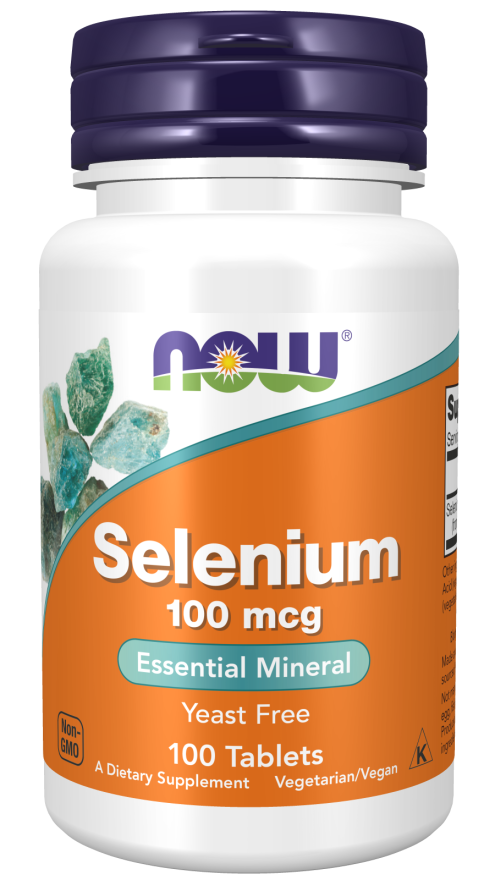 NOW - Selenium 100 МКГ - 100 Таблетки