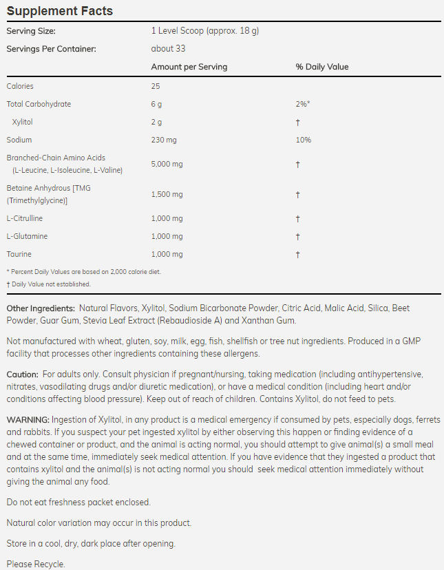 NOW Sports - BCAA Big 6 - 600 г - Watermelon