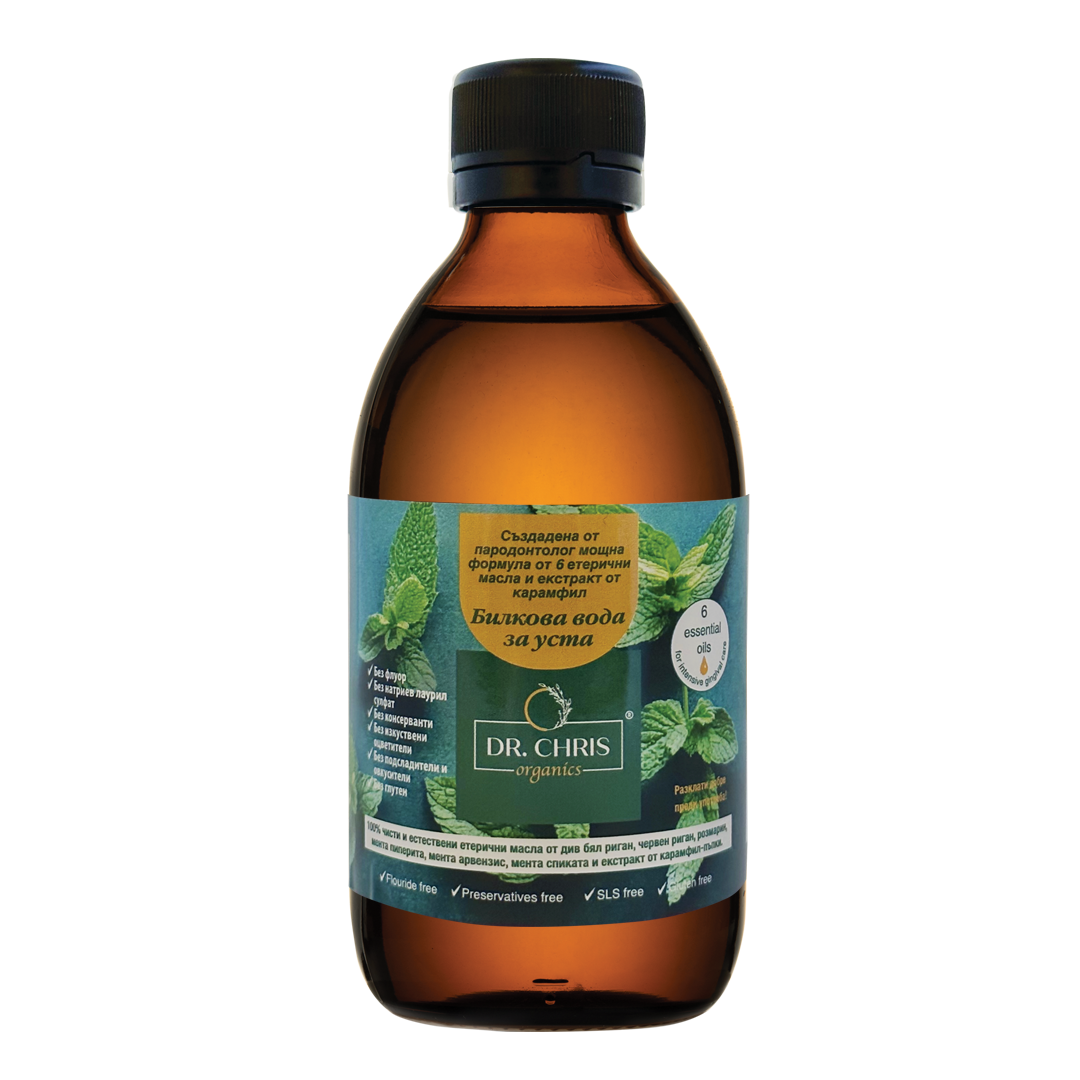 Билкова вода за уста Dr. Chris Organics®