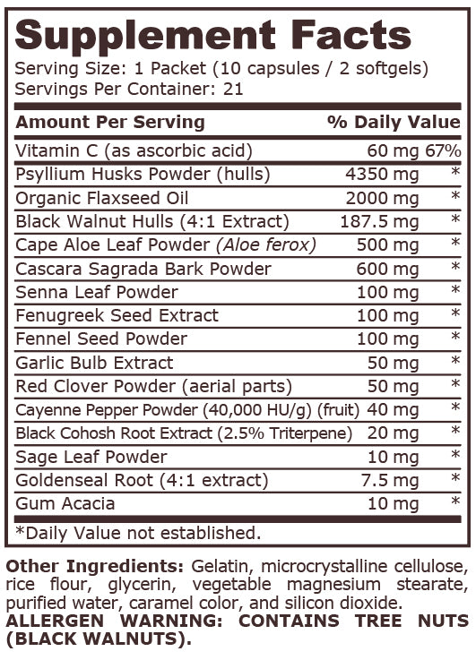 Pure Nutrition - CLEANSE PACK - 21 Packets