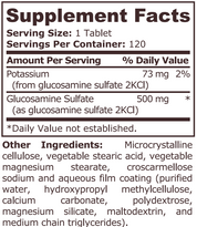 Pure Nutrition - GLUCOSAMINE SULFATE 500 mg - 120 tablets
