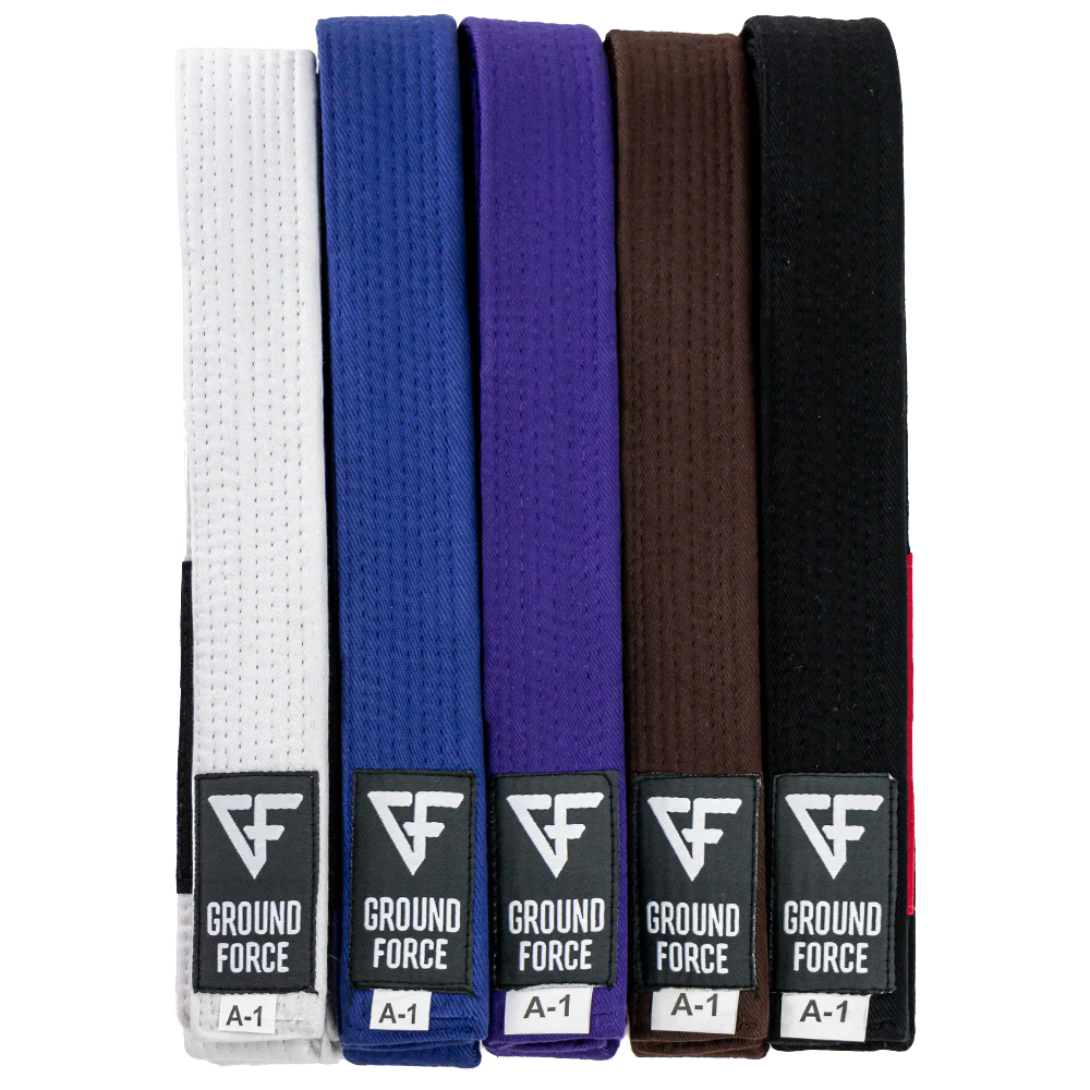 Черен колан за BJJ от Ground Force