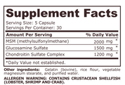 Pure Nutrition - GLUCOSAMINE CHONDROITIN MSM - 150 capsules