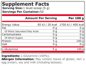 Pure Nutrition - 100% PURE GLUTAMINE - 250 Г