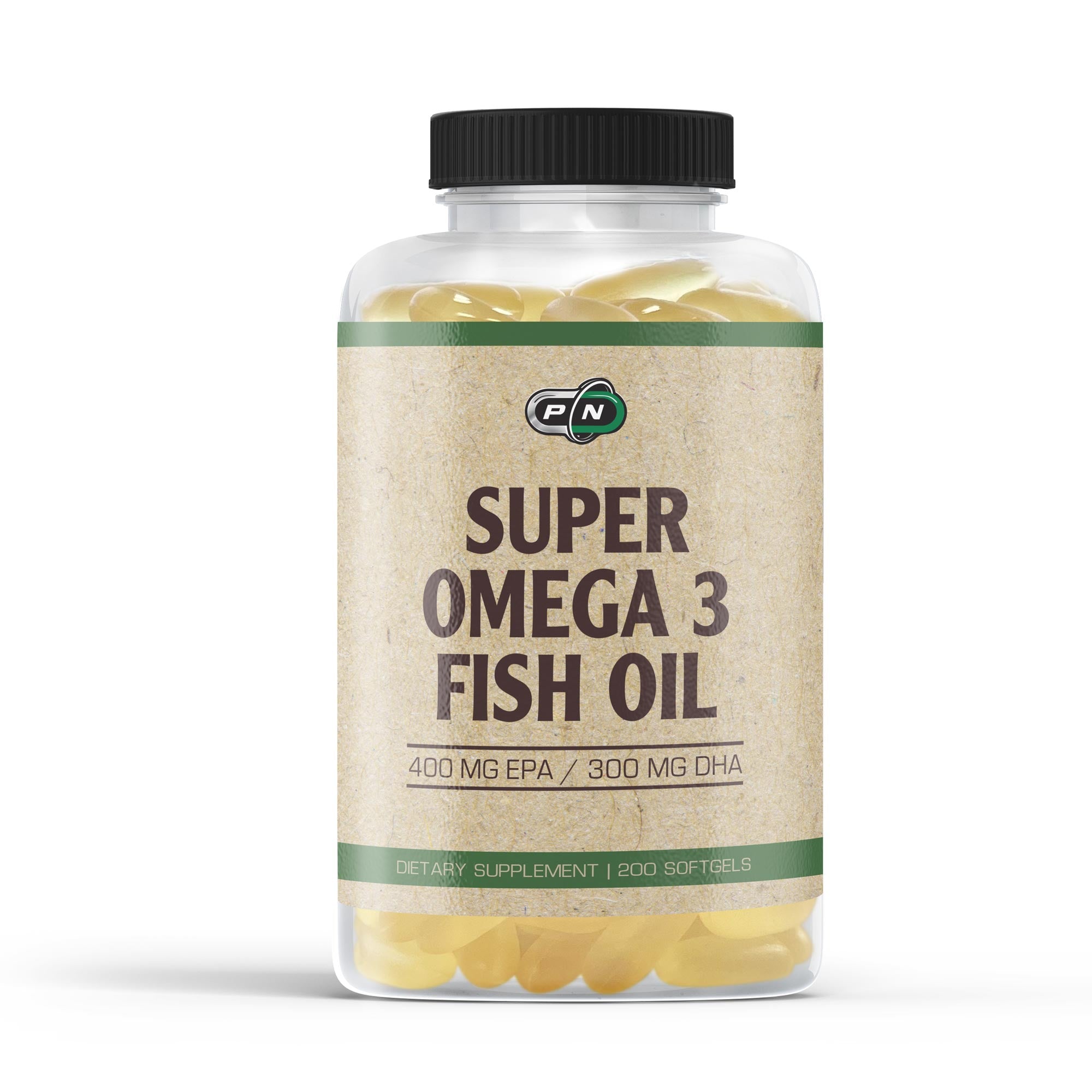 Pure Nutrition - SUPER OMEGA 3 FISH OIL 1000 mg - 400 EPA / 300 DHA - 200 Дражета
