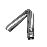 Сив колан с бяла лента за деца от Ground Force