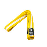 Жълт колан с бяла лента за деца от Ground Force