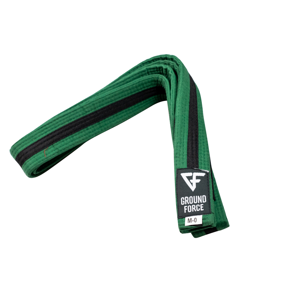 Ground Force - Kids BJJ Green Belt black stripe