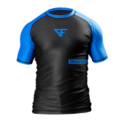 Rank Rashguard Short Sleeve Blue