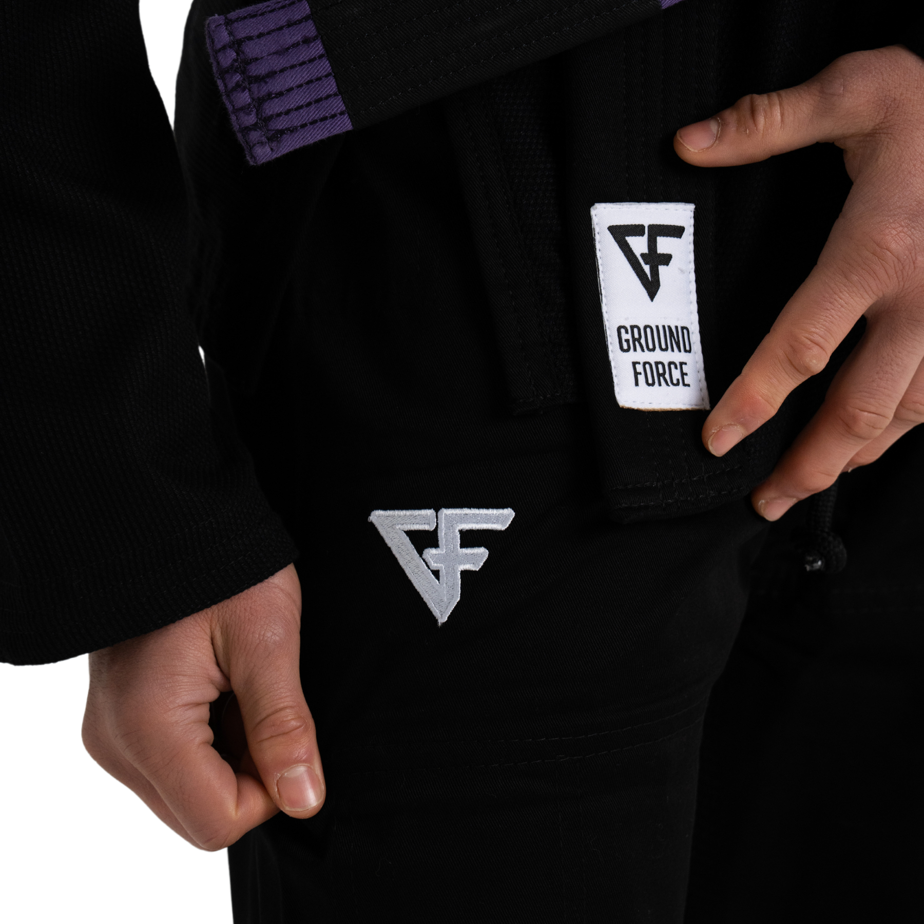 BJJ ги за мъже от Ground Force - Basic V2 - черно