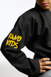 BJJ ги за деца от Kano Kimonos - JiuZilla - черно
