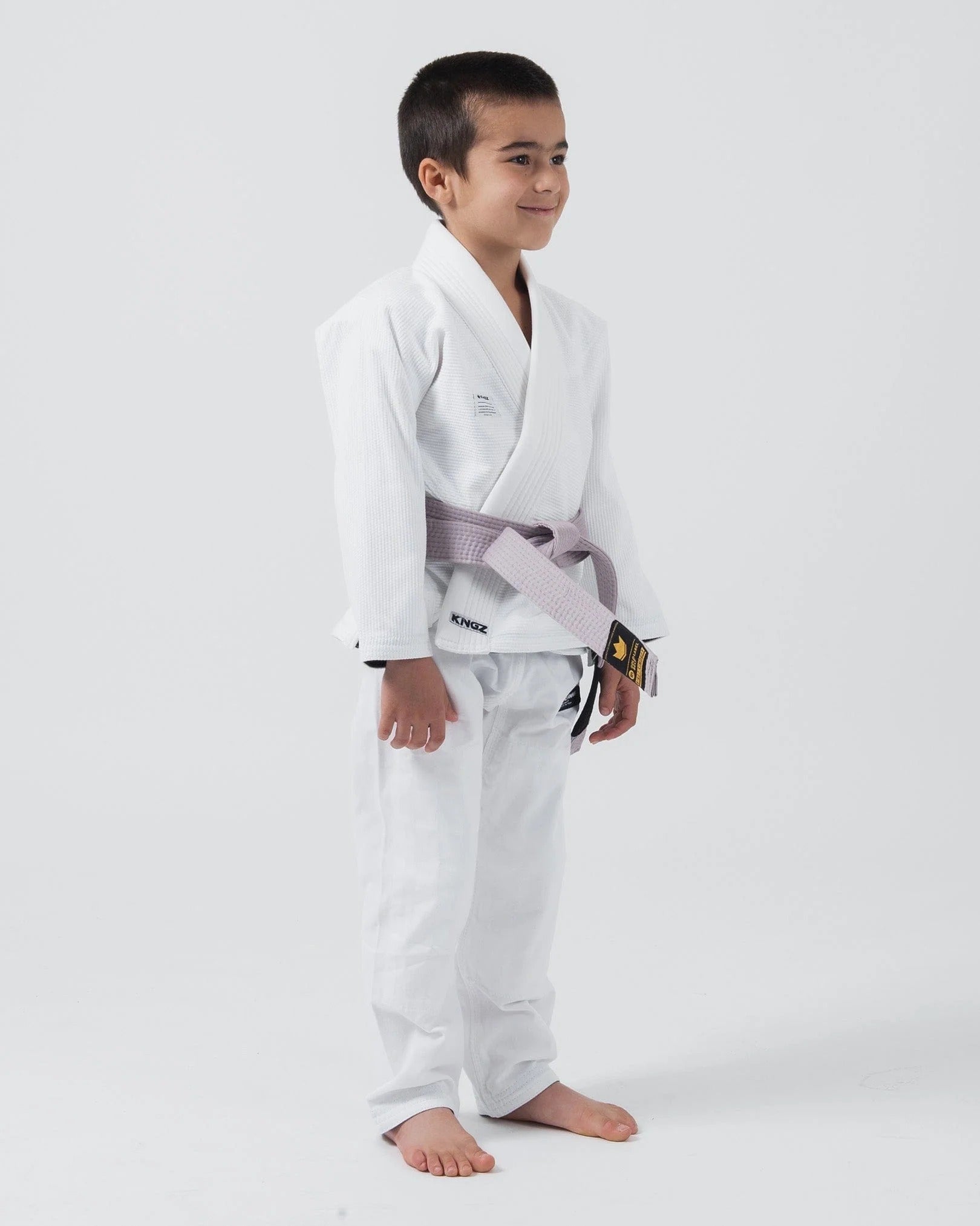 BJJ ги за деца от KINGZ - Kore V2 - бяло