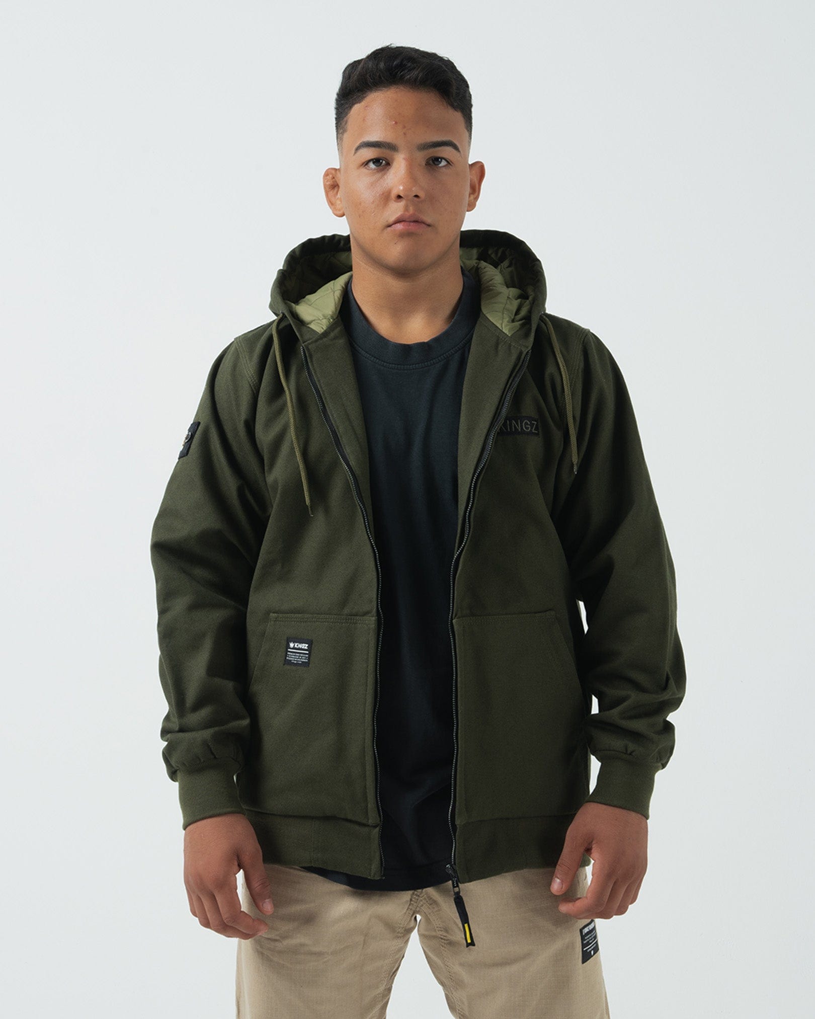 Kingz - Canvas Jacket - Green