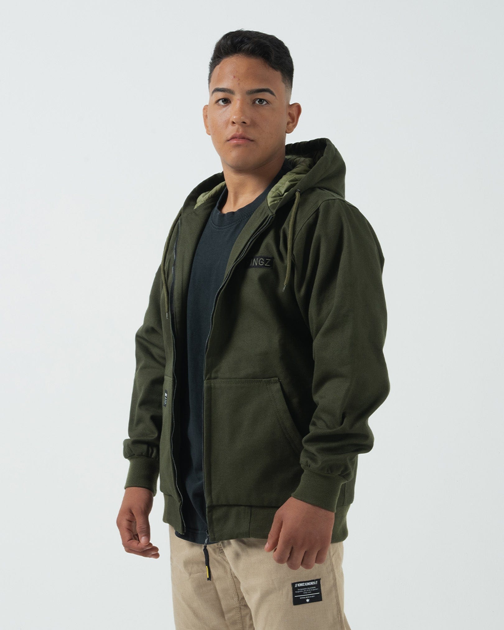 Kingz - Canvas Jacket - Green