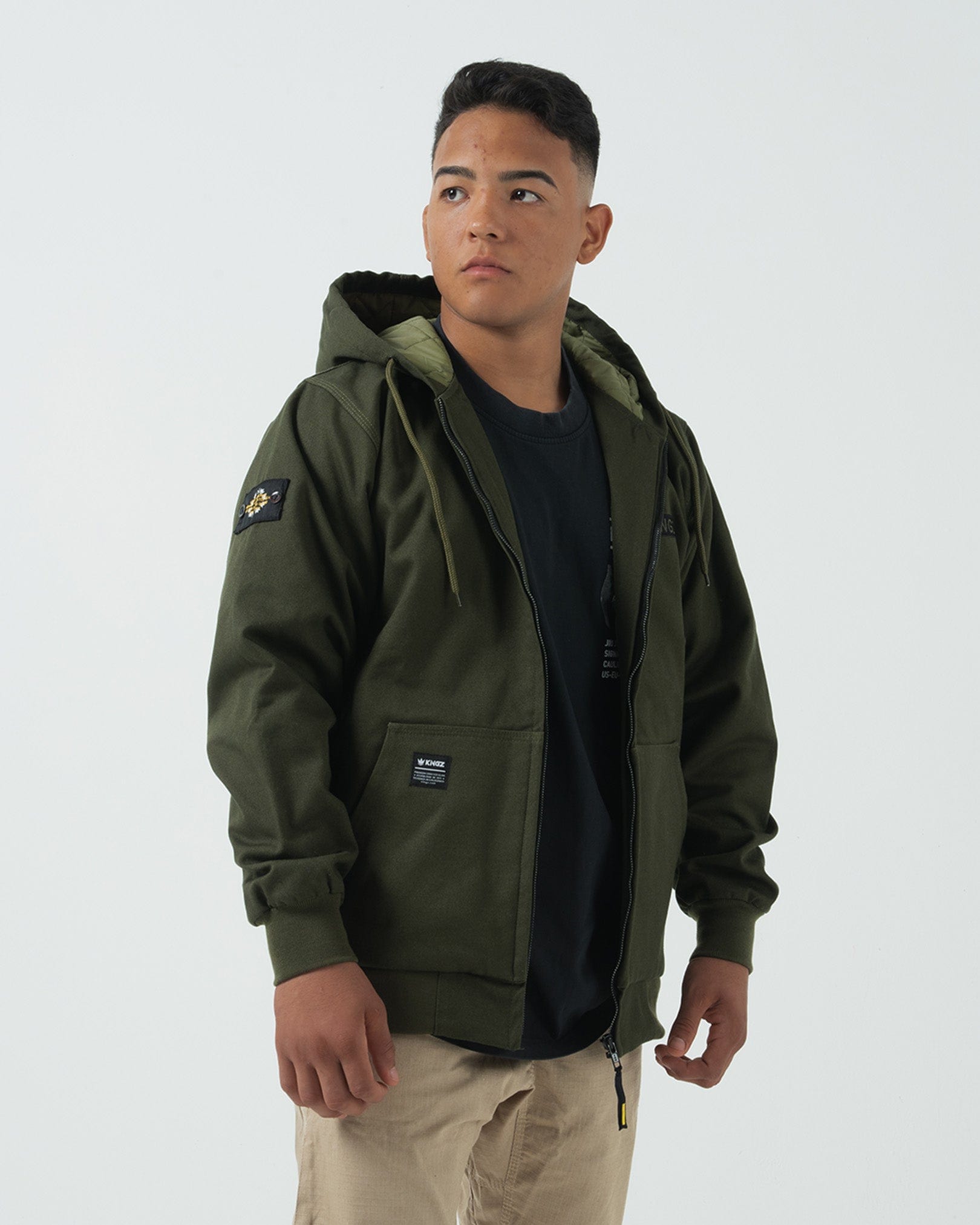 Kingz - Canvas Jacket - Green