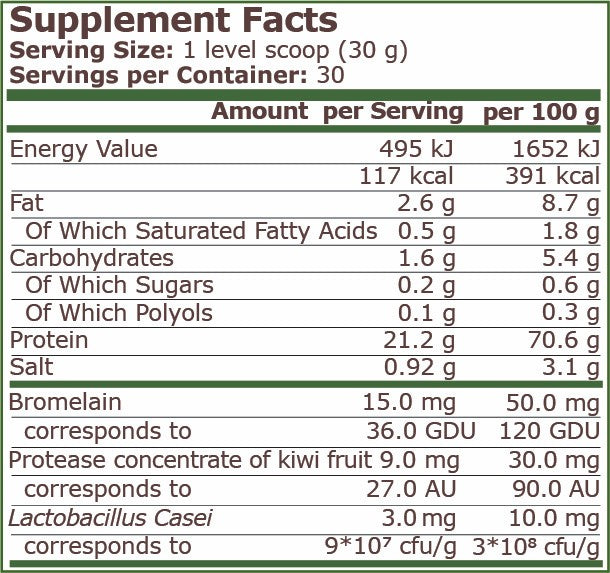 PURE NUTRITION - PLANT PROTEIN - 900 g