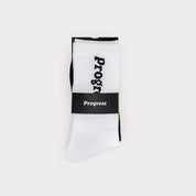 Progress Pro Socks - White & Black