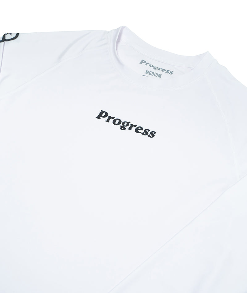 Progress - Academy Rashguard Longsleeve - White