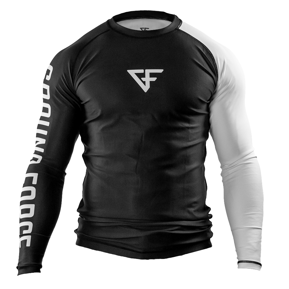 Rank Rash Guard Long Sleeve Black