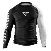 Rank Rash Guard Long Sleeve Black